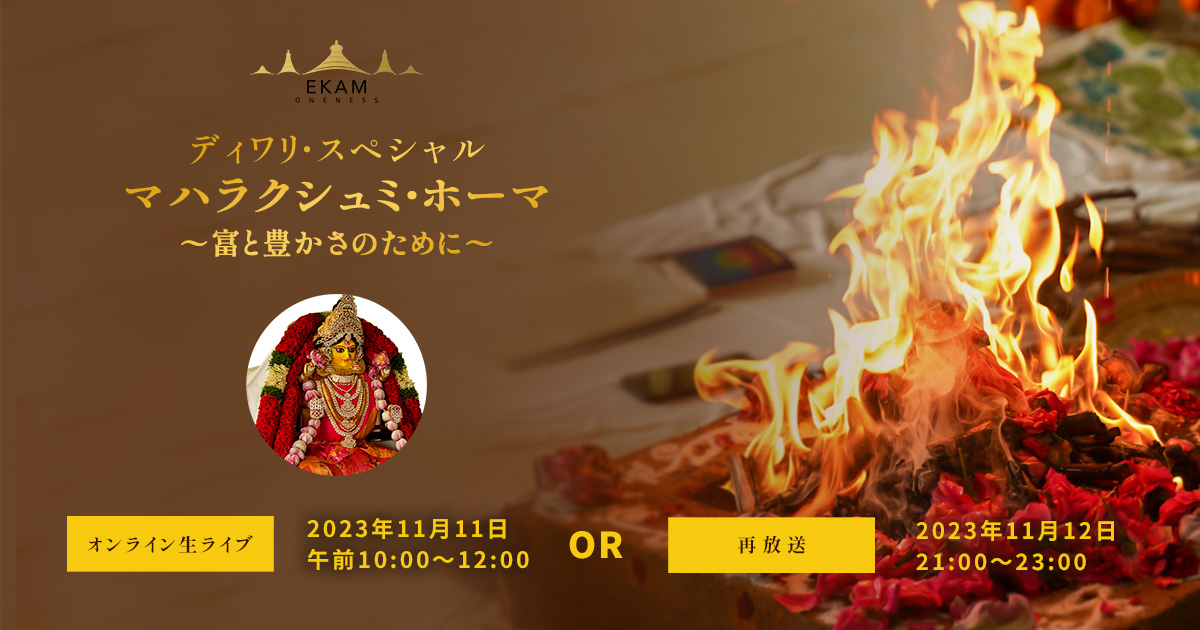 11/11(土)DIWALIスペシャルMAHALAKSHMHIホーマ🔥